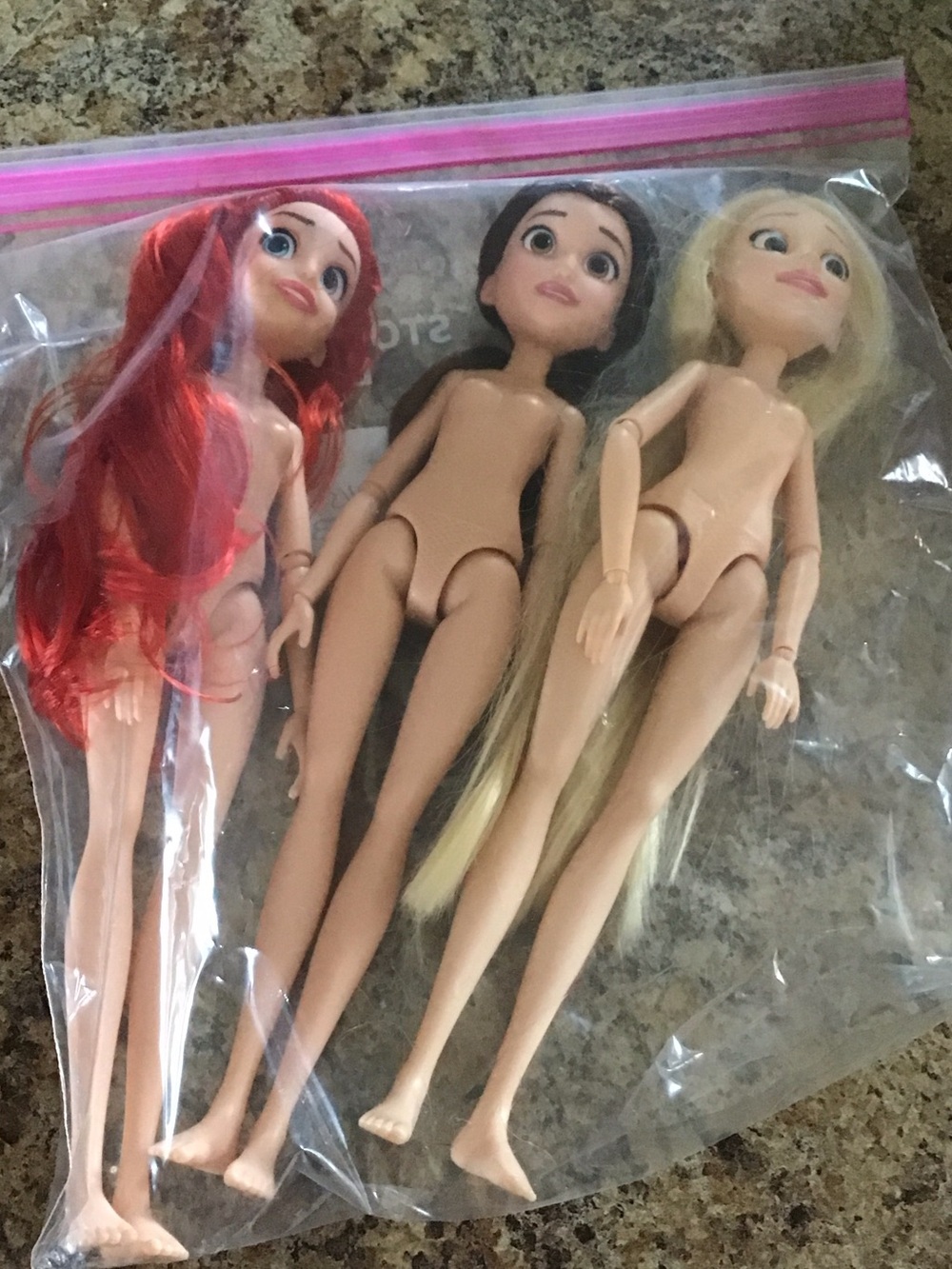 PRICE⬇️Disney Comfy Princess Dolls Set of 3 NWOT